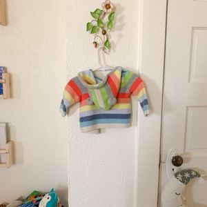 GAP Shirts & Tops - Rainbow knitted hoodie GAP Shirts & Tops - Rainbow knitted hoodie